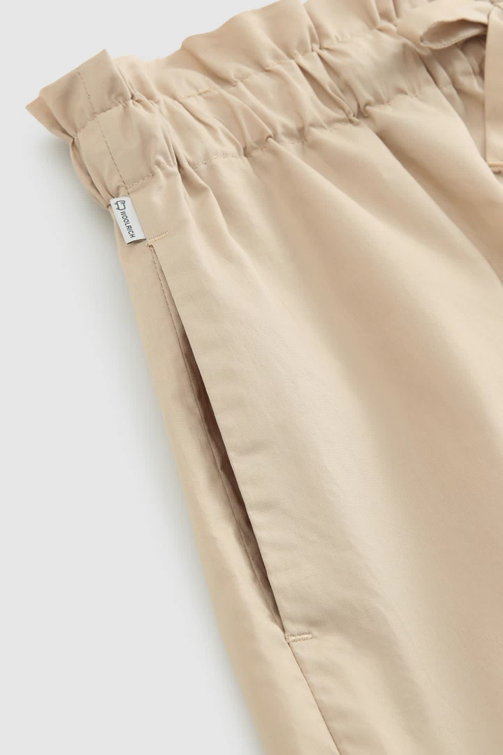 Shorts Woolrich in Popeline / Beige - Ideal Moda