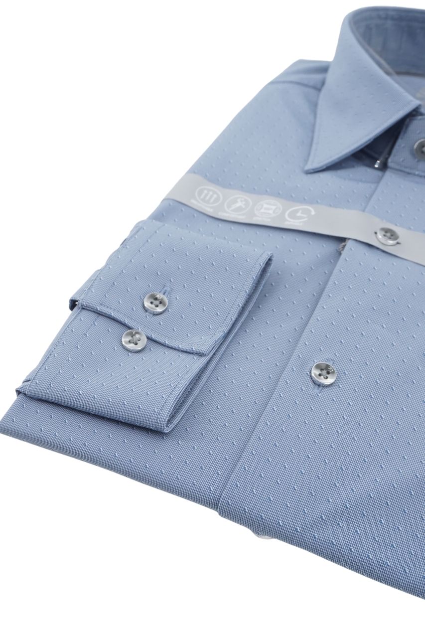 Camicia Michael Kors Slim Fit / Blu - Ideal Moda