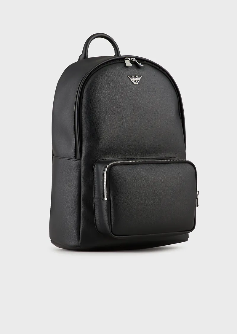 Emporio Armani Backpack with Logo Black