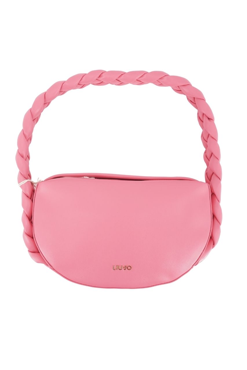 Borsa Liu Jo con Manico Intrecciato / Rosa - Ideal Moda