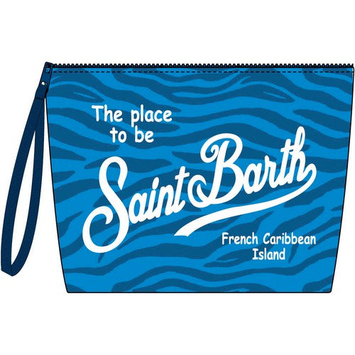 Pochette Mc2 Saint Barth in Scuba / Bluette - Ideal Moda