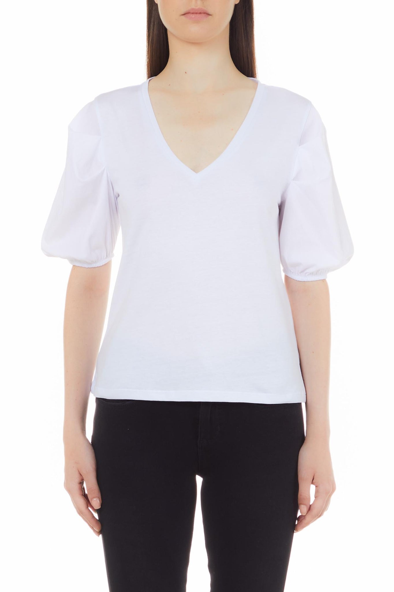 T-Shirt in Jersey di Cotone Liu Jo / Bianco - Ideal Moda