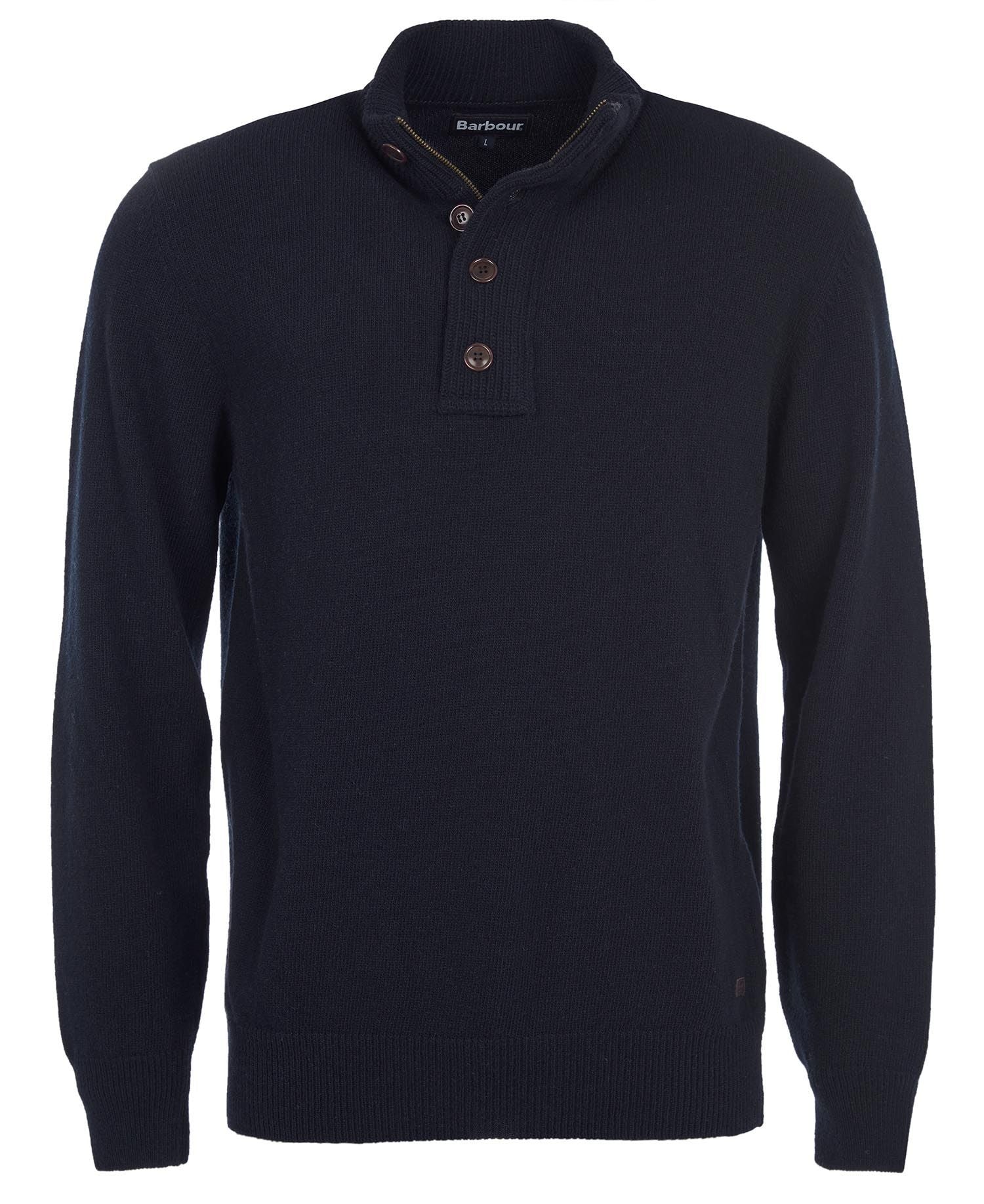 Maglia Barbour mezza zip / Blu - Ideal Moda