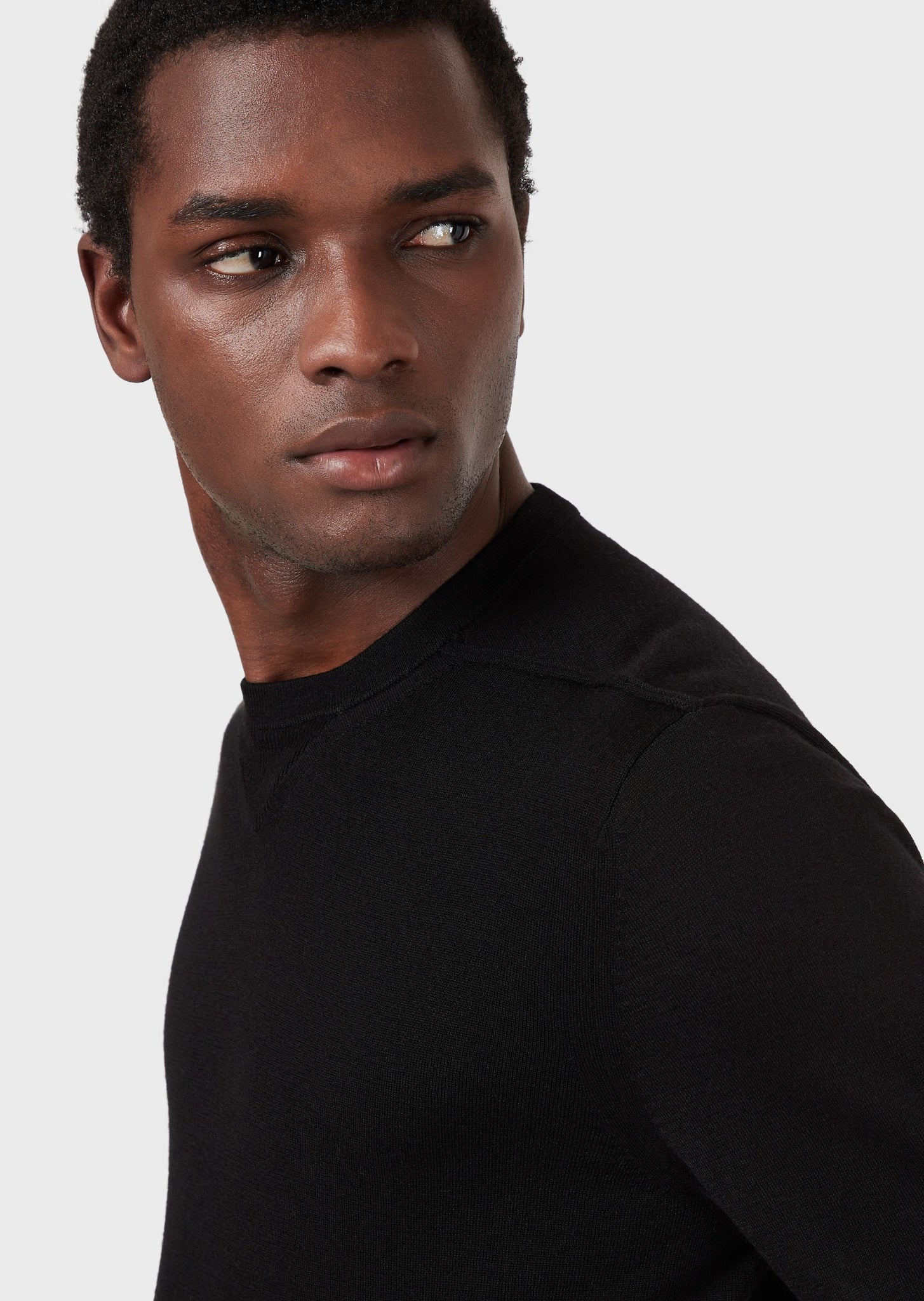 Emporio Armani sweater in wool blend Black