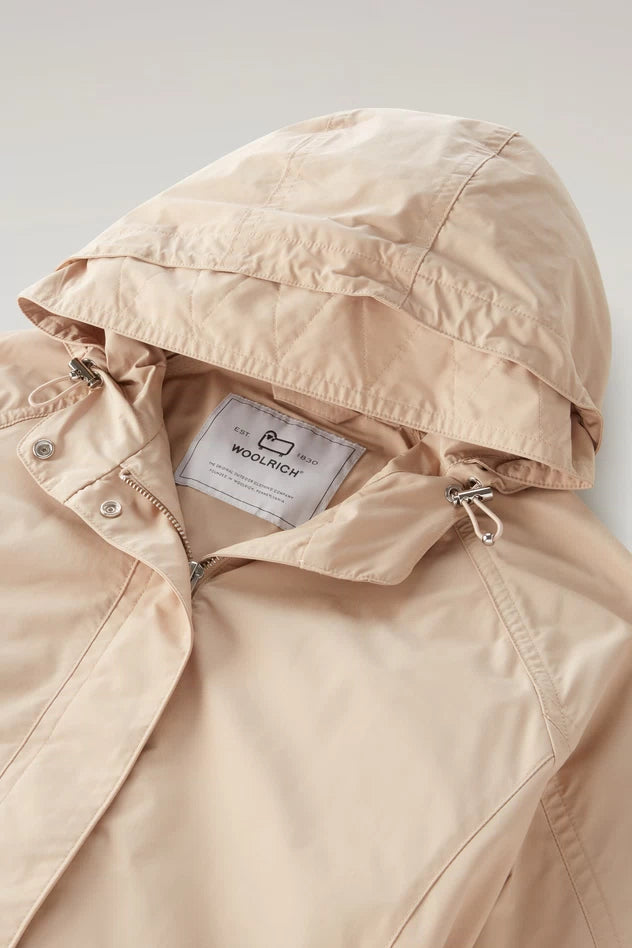 Giubbino Parka Leggero Woolrich / Beige - Ideal Moda