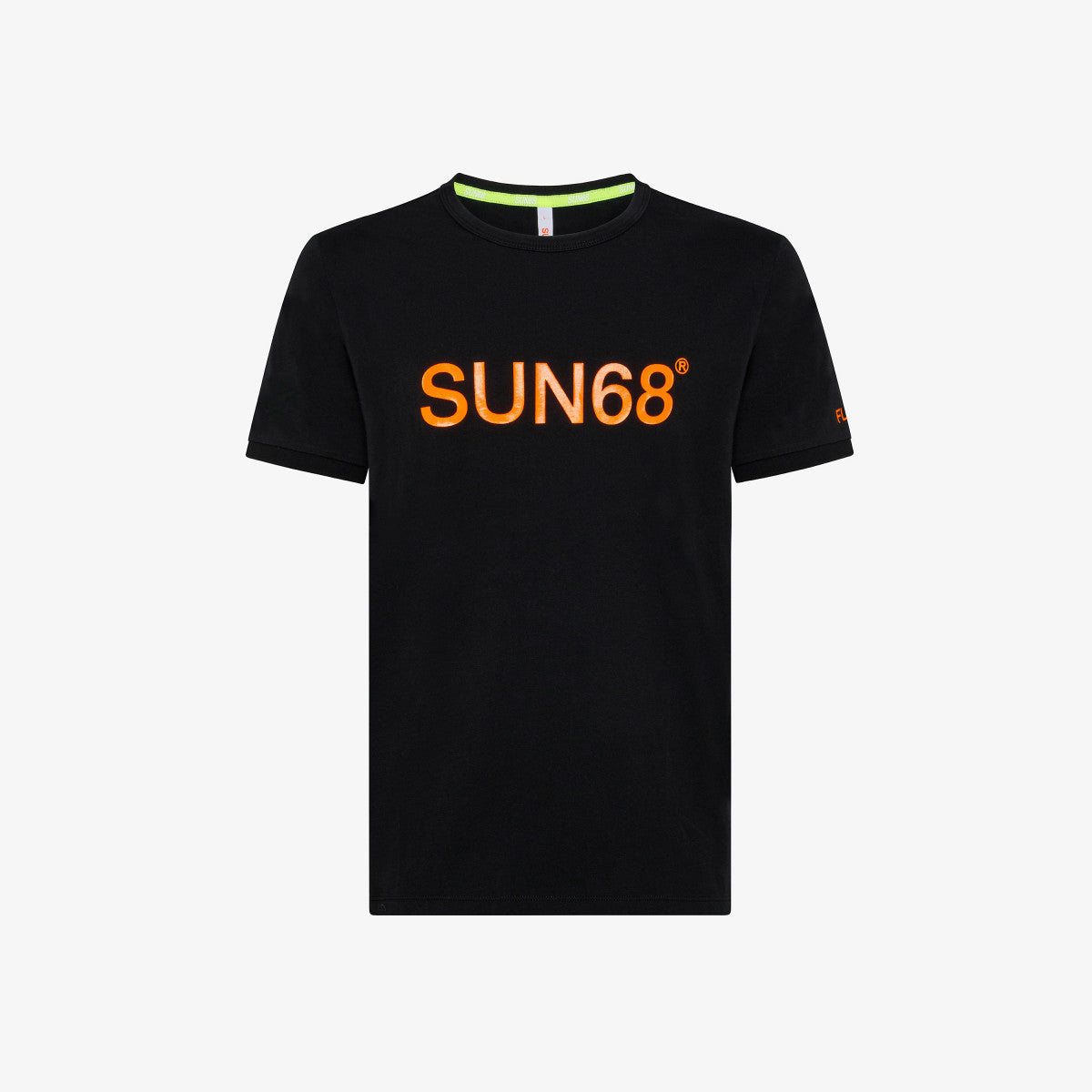 T-Shirt Sun 68 con Logo / Nero - Ideal Moda