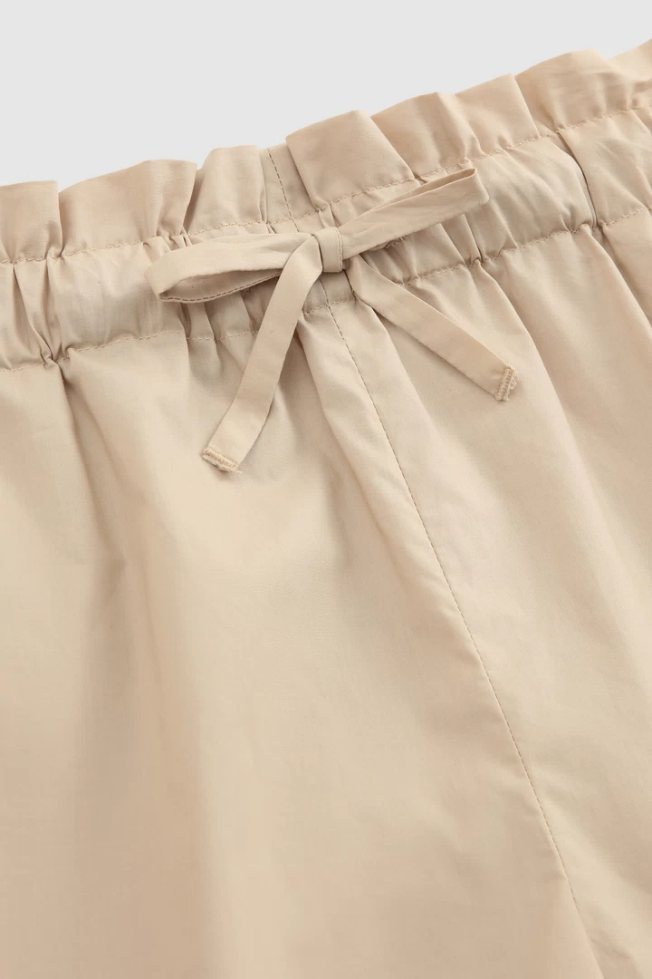 Shorts Woolrich in Popeline / Beige - Ideal Moda