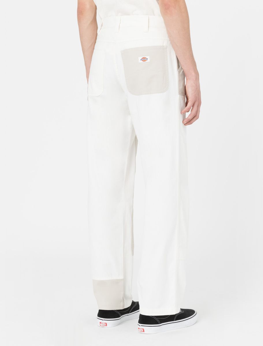 Pantalone Eddyville Double Knee Dickies / Bianco - Ideal Moda