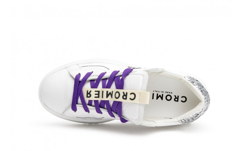 Sneaker in Pelle Cromier / Bianco - Ideal Moda