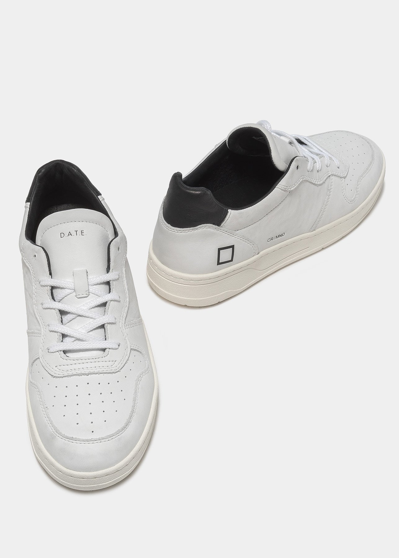 Sneaker DATE in Pelle Court Mono / Bianco - Ideal Moda