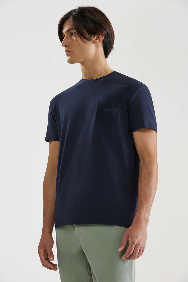 T-Shirt Revo con Taschino RRD / Blu - Ideal Moda