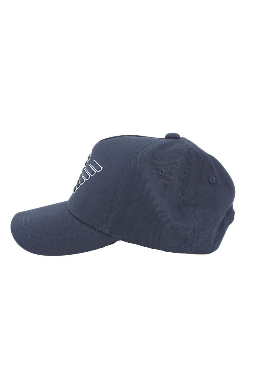 Emporio Armani Hat with Logo Blue