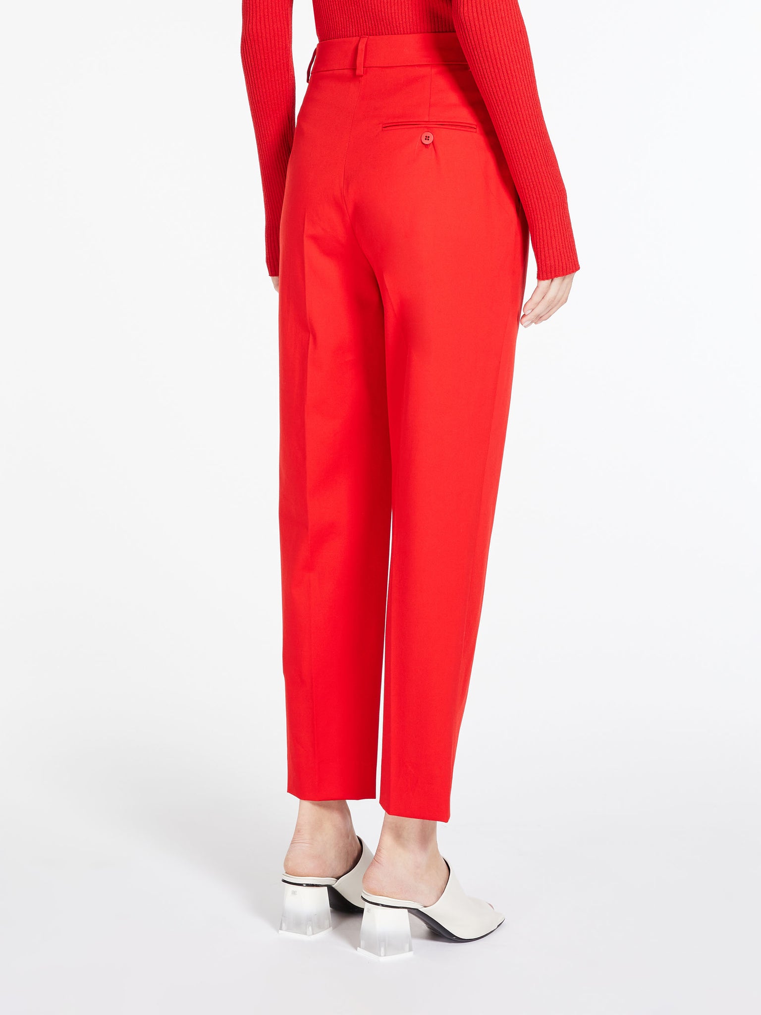 Pantalone in Cotone Max Mara / Rosso - Ideal Moda