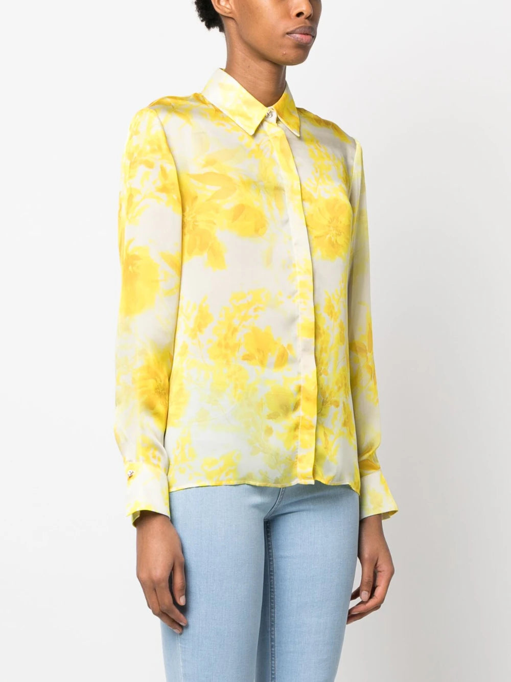 Camicia Floreale Liu Jo / Giallo - Ideal Moda