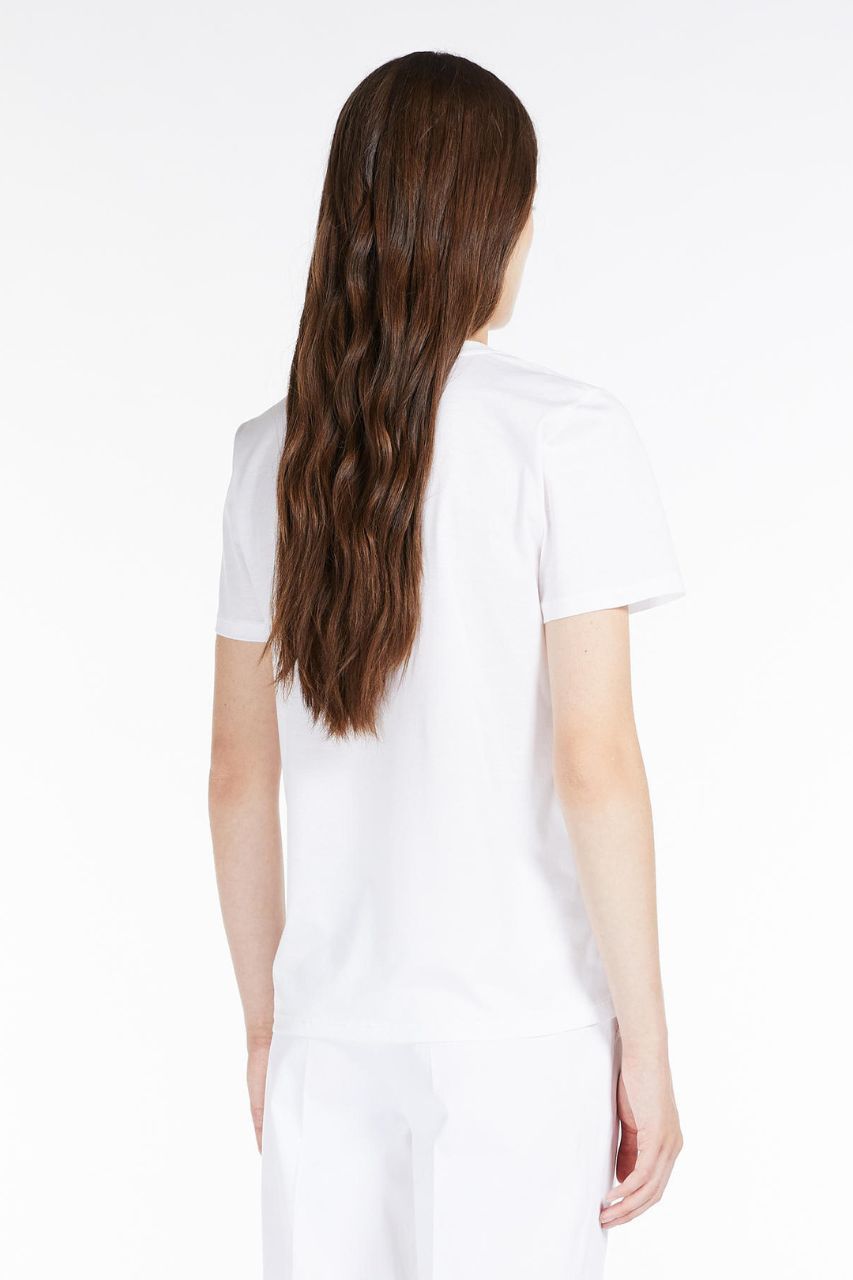 T-Shirt con Stampa Max Mara / Bianco - Ideal Moda