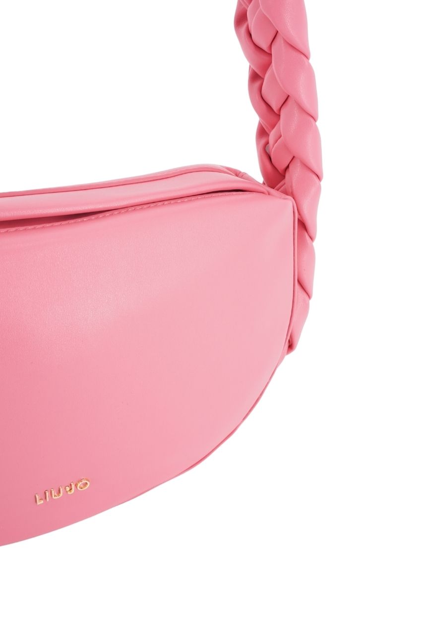 Borsa Liu Jo con Manico Intrecciato / Rosa - Ideal Moda