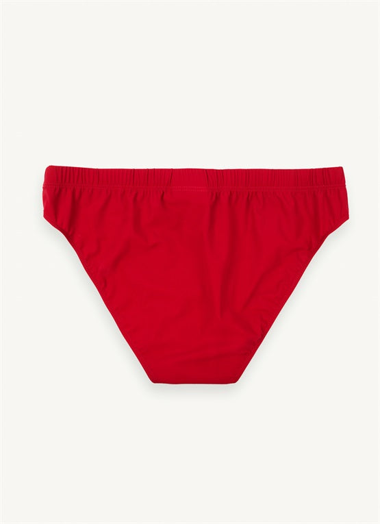 Costume da bagno elasticizzato / Rosso - Ideal Moda