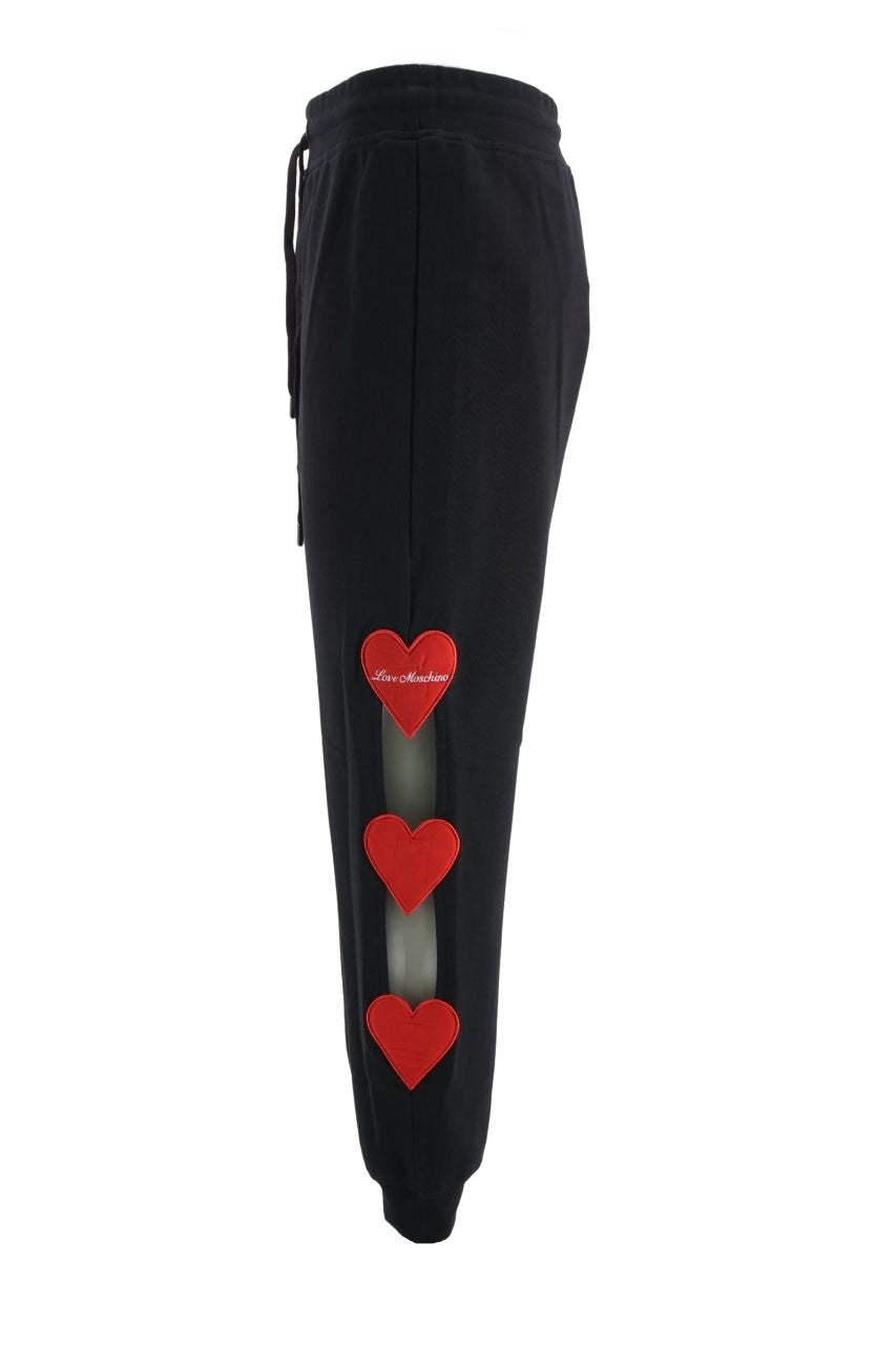 Pantalone Love Moschino in Tuta / Nero - Ideal Moda