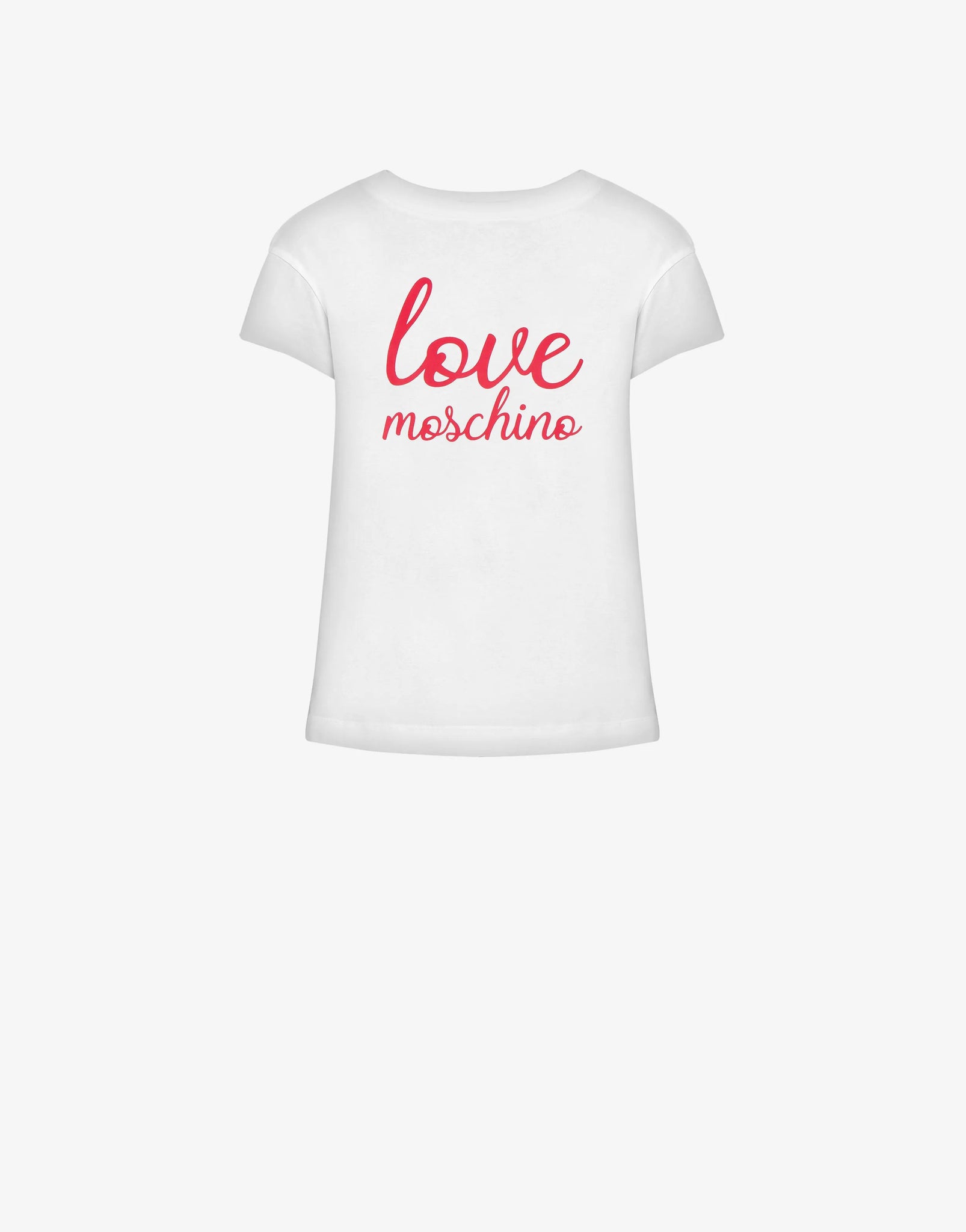 T-Shirt con Logo Love Moschino / Bianco - Ideal Moda