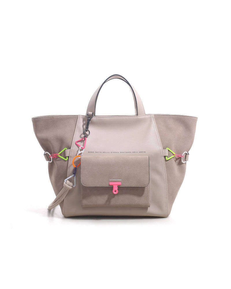 Pin Shopper ANSIA / Beige - Ideal Moda