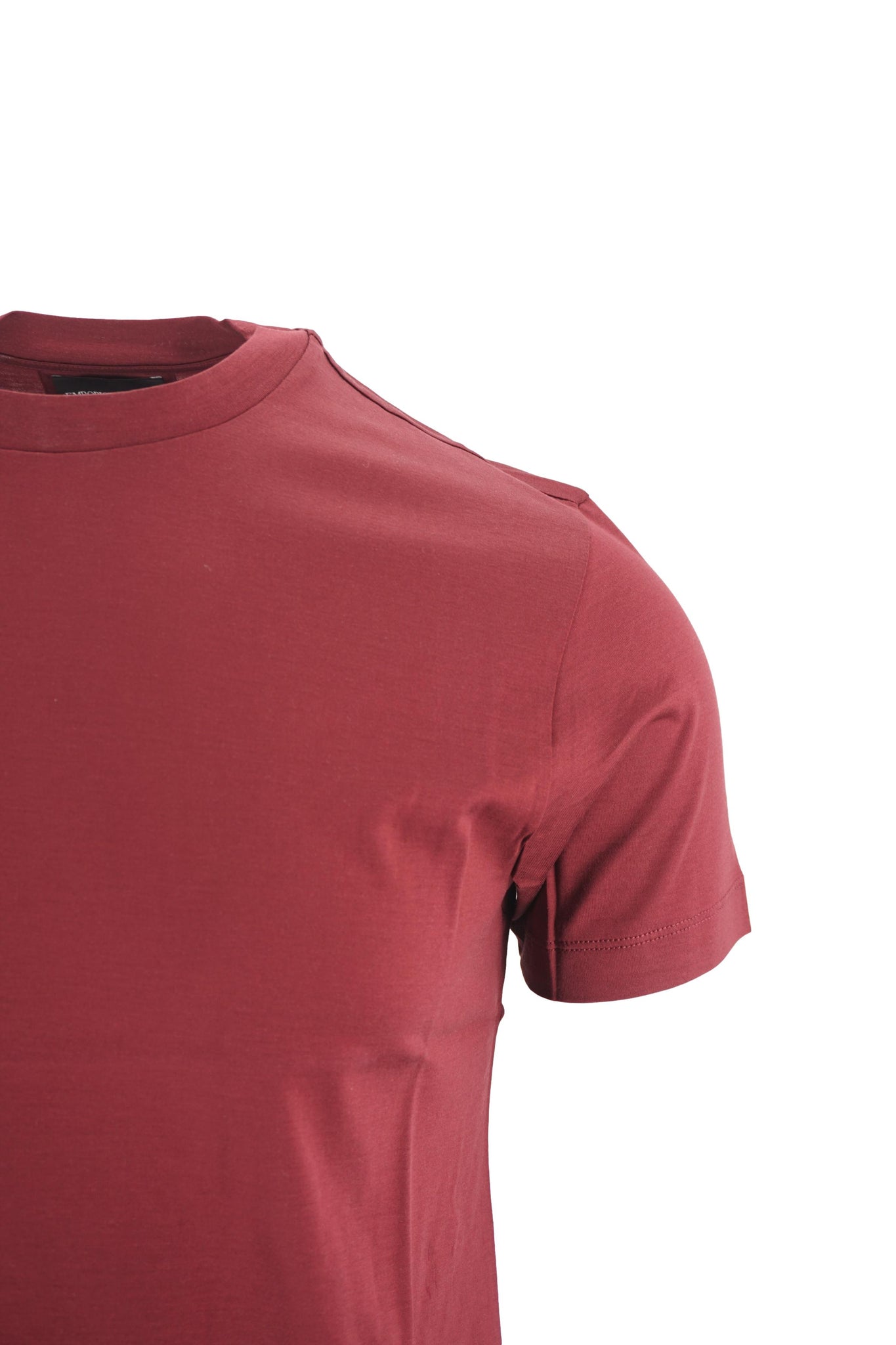 T-Shirt in Cotone Emporio Armani / Bordeaux - Ideal Moda