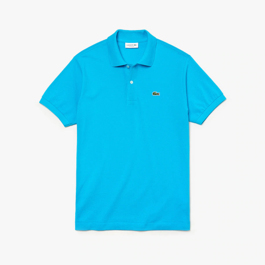 Polo Lacoste L.12.12 classic fit in petit piqué / Azzurro - Ideal Moda