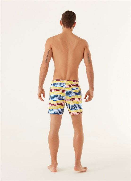 Costume boxer stampa allover / Multicolor - Ideal Moda