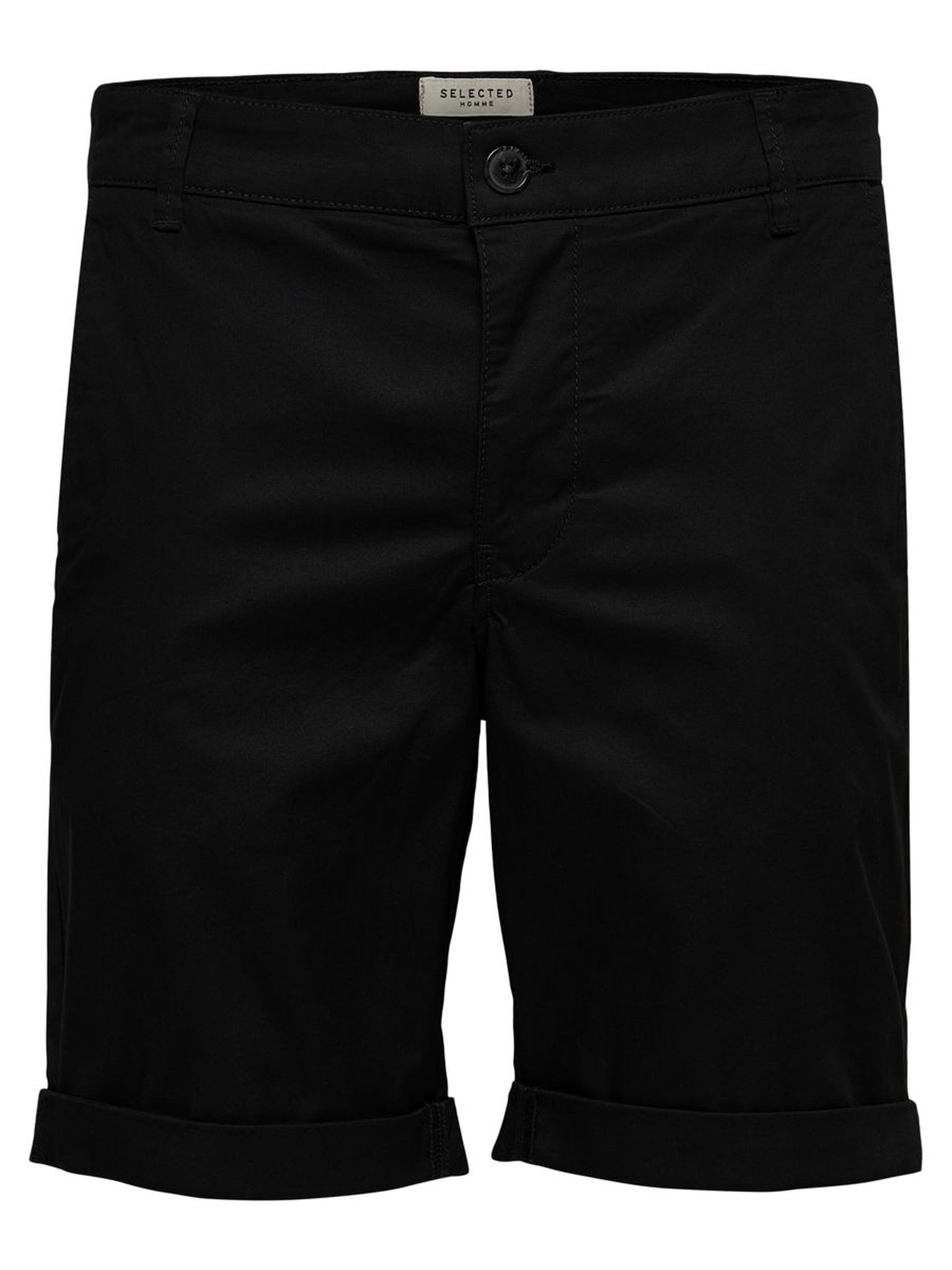 Pantaloncino Regular Fit / Nero - Ideal Moda