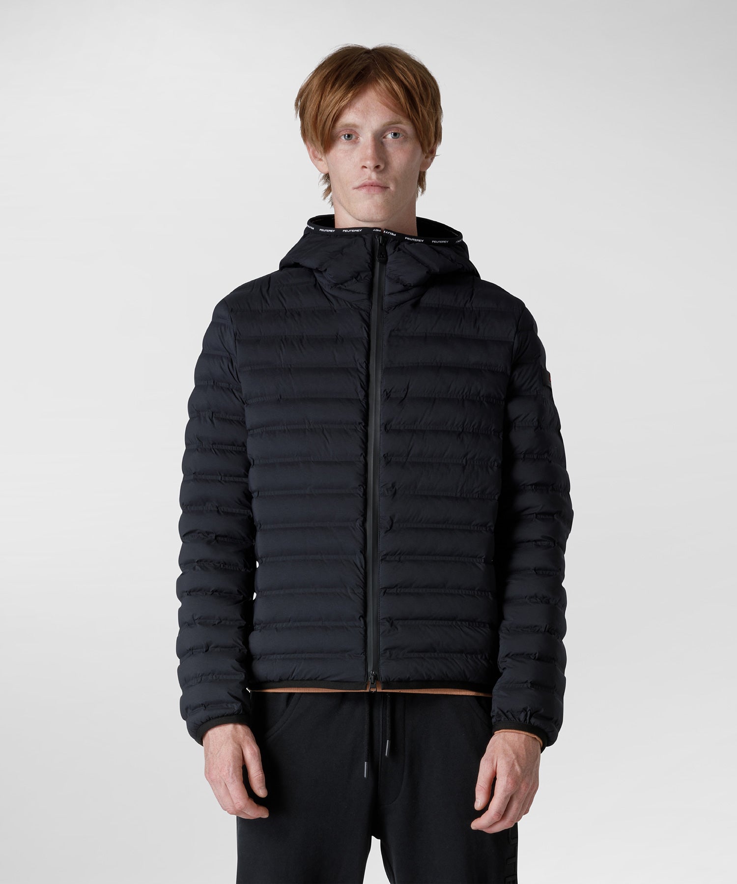 Peuterey hooded padded jacket - Black