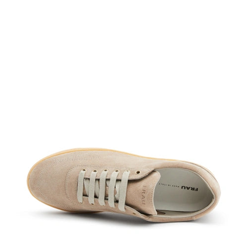 Sneaker in Pelle Scamosciata Frau / Beige - Ideal Moda