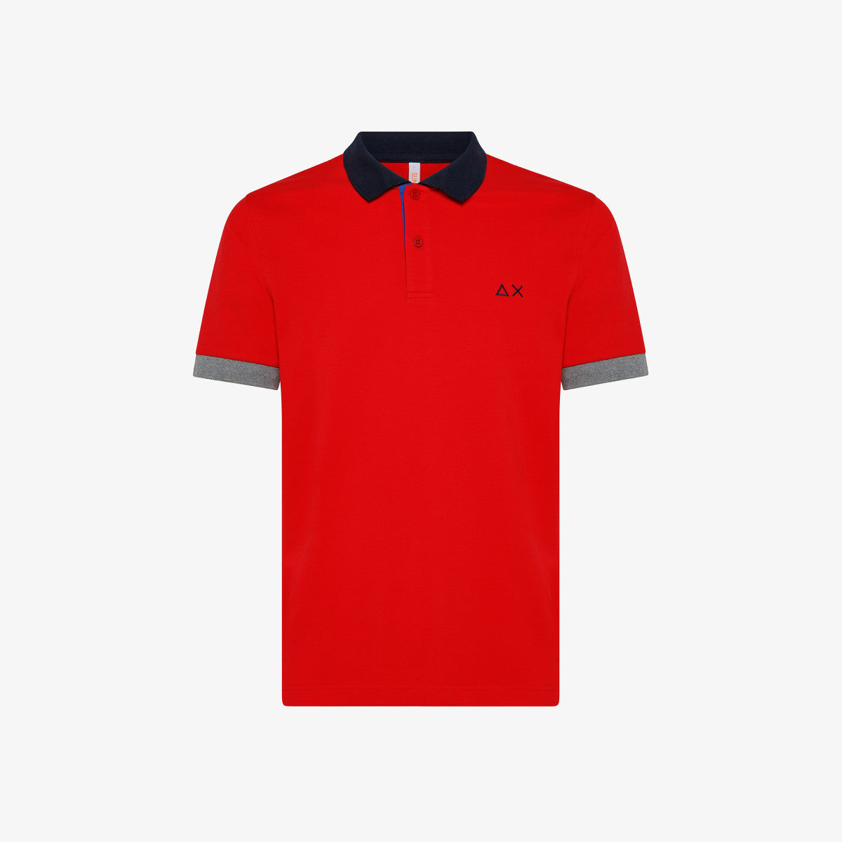 Polo Sun 68 con Contrasti / Rosso - Ideal Moda