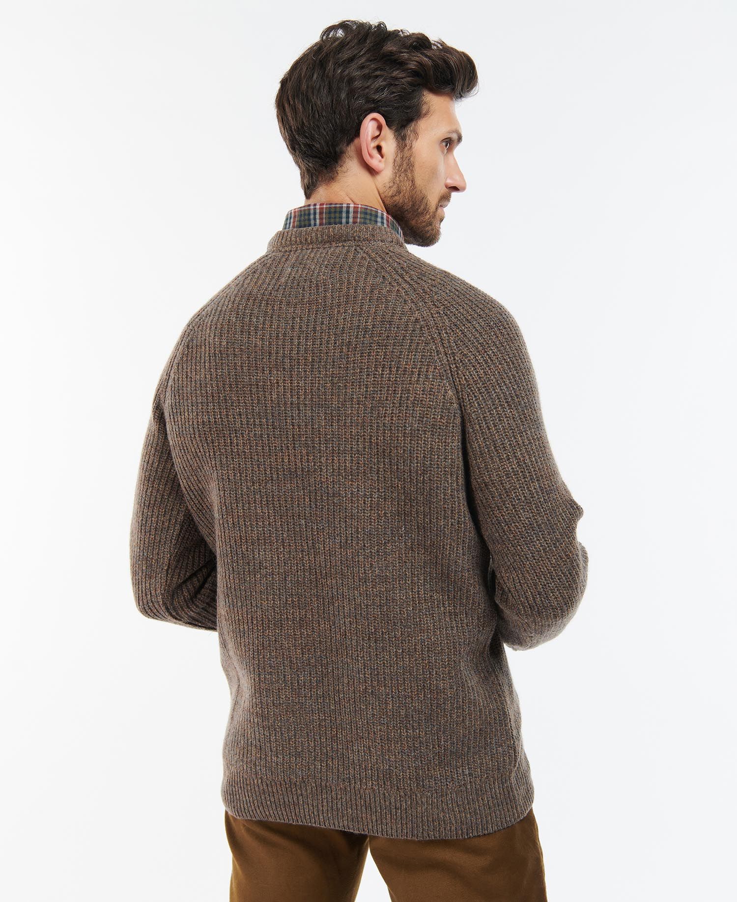 Barbour sweater mens Brown online