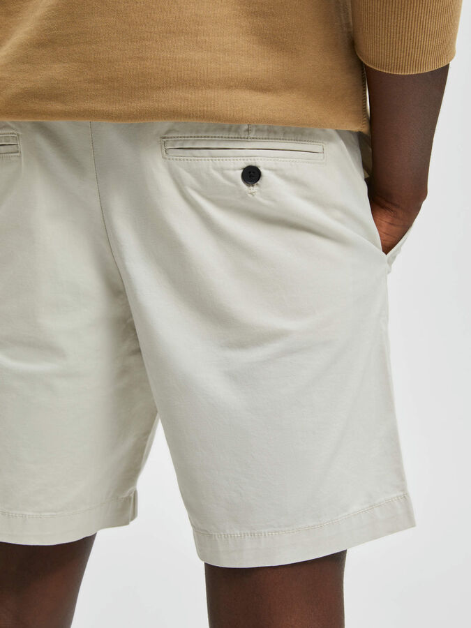 Shorts in Cotone Selected / Bianco - Ideal Moda