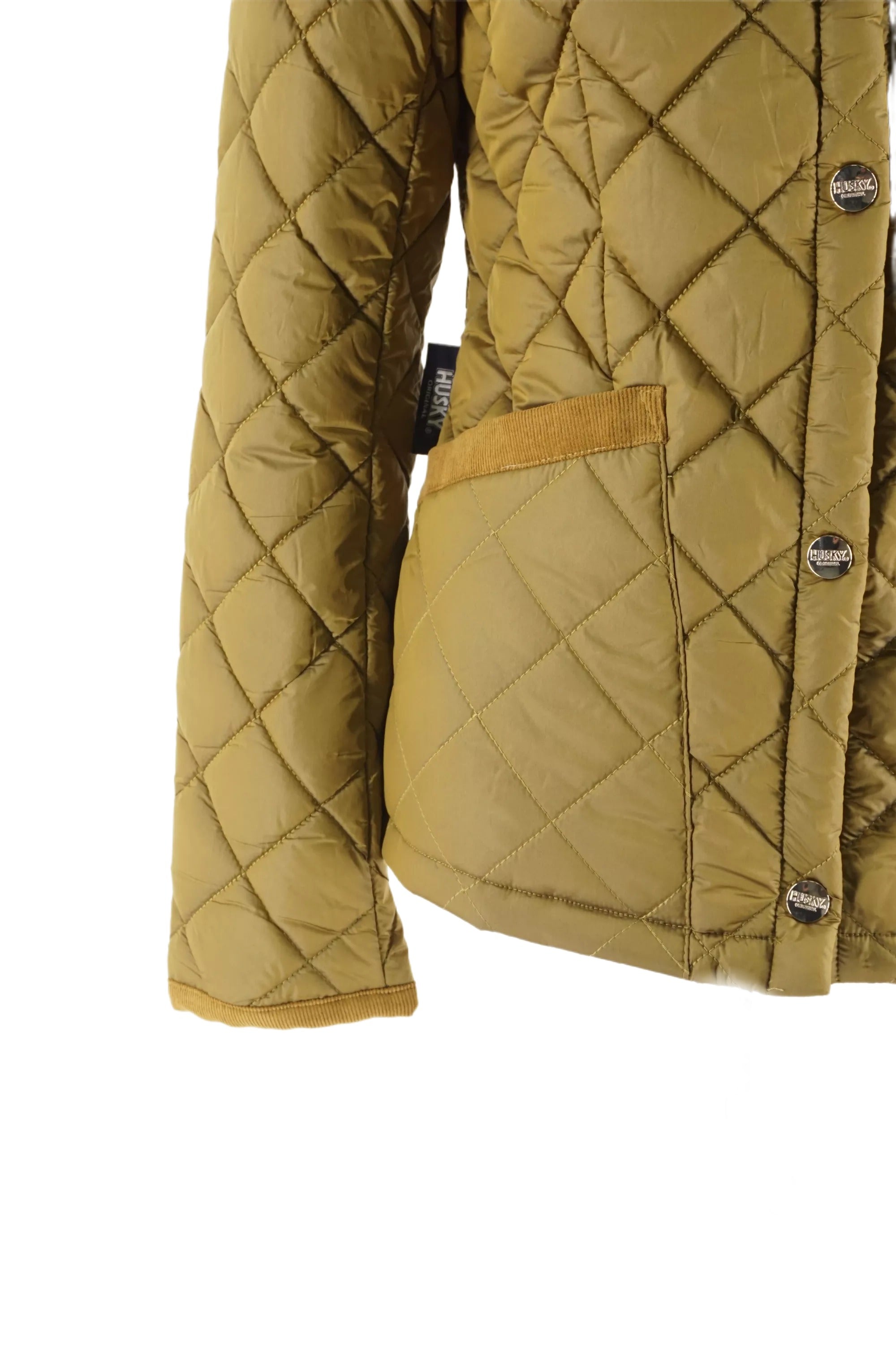 Husky Quilted Jacket Yellow