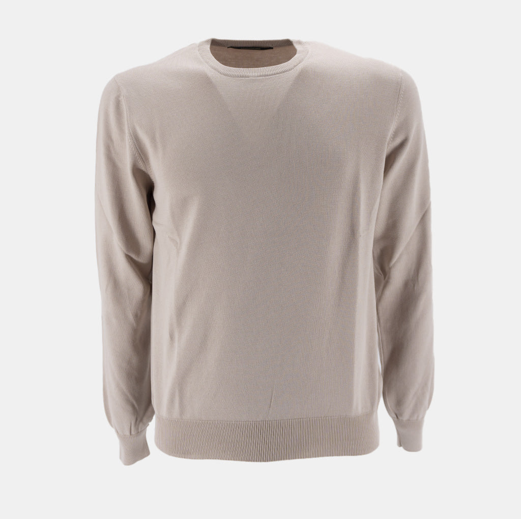 Maglia in Filo di Cotone / Beige - Ideal Moda