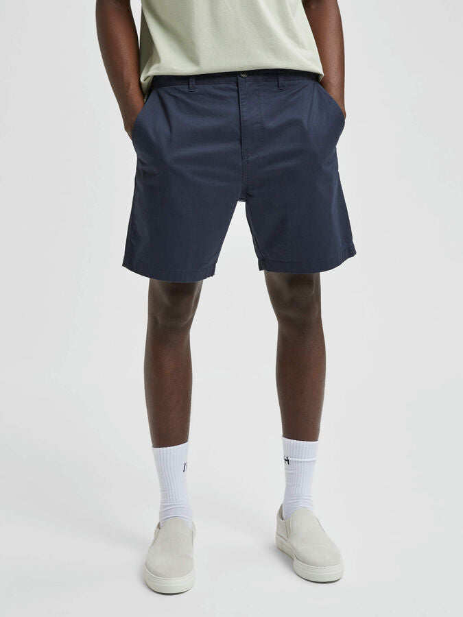 Shorts in Cotone Selected / Blu - Ideal Moda