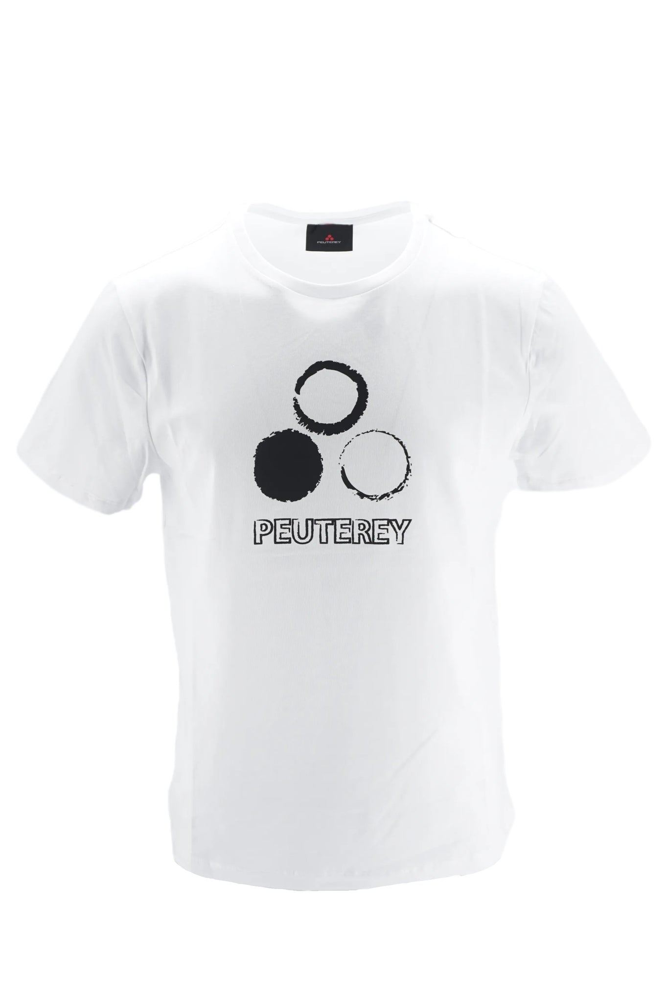 T-Shirt con Logo Frontale Peuterey / Bianco - Ideal Moda