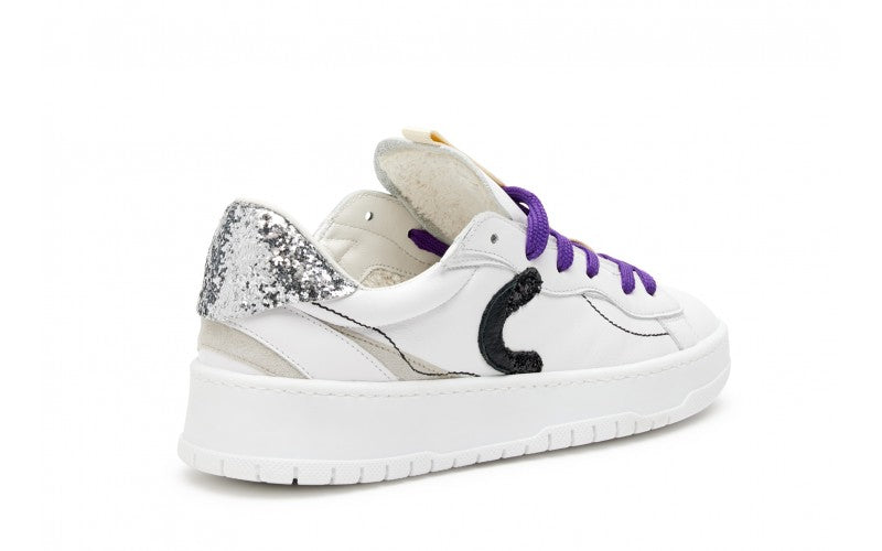 Sneaker in Pelle Cromier / Bianco - Ideal Moda