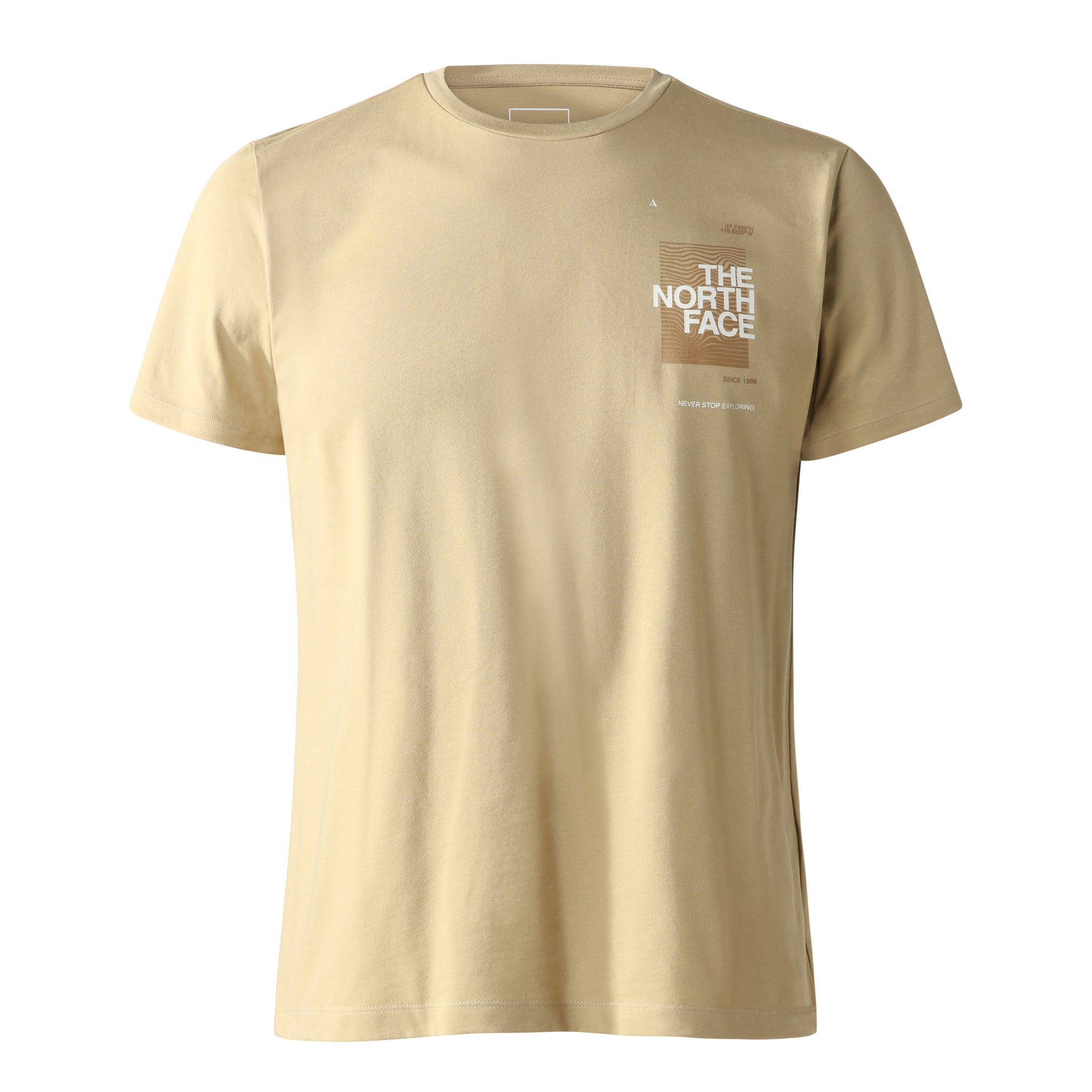 T shirt hot sale beige uomo