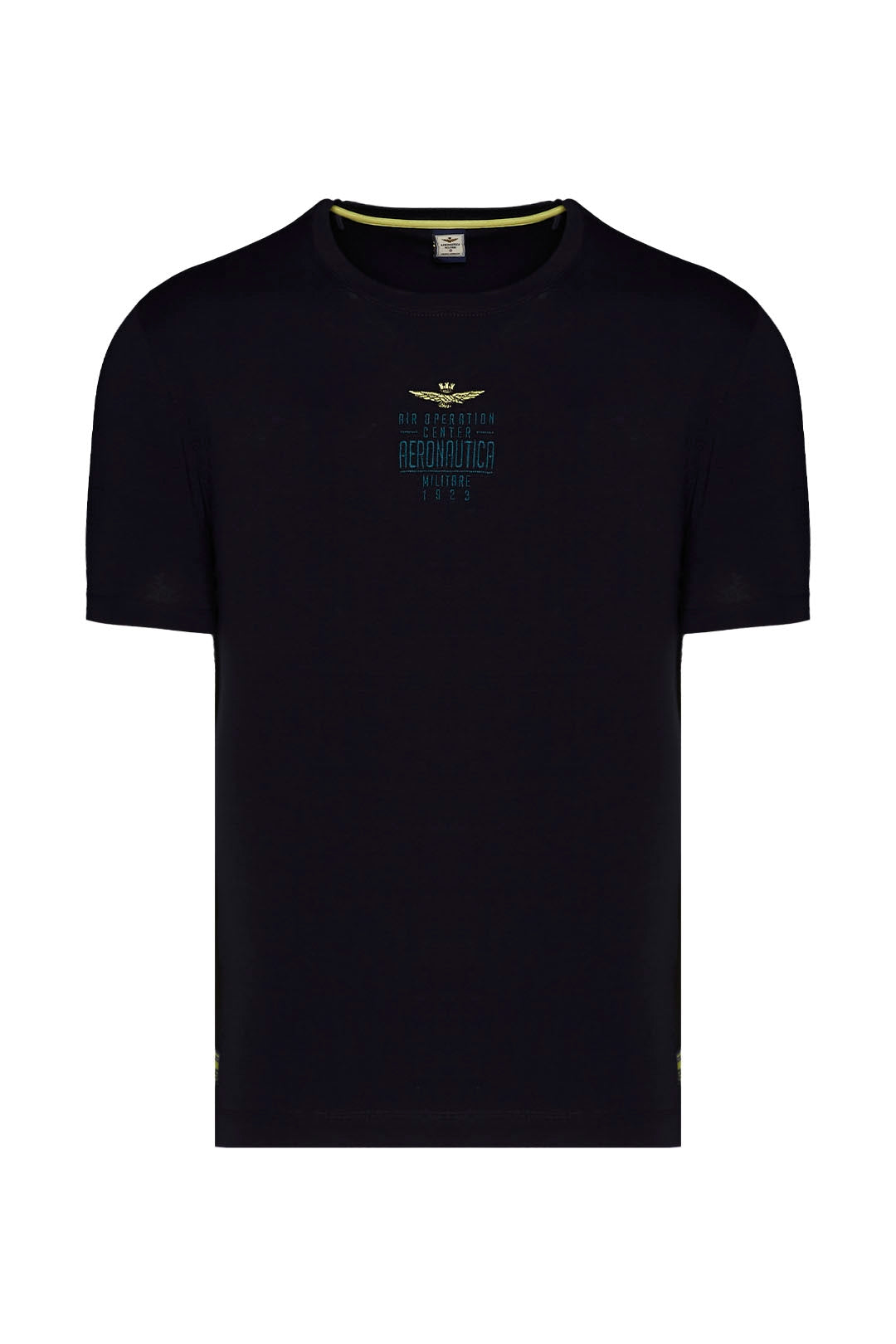 T-Shirt Aeronautica Militare con Logo / Blu - Ideal Moda