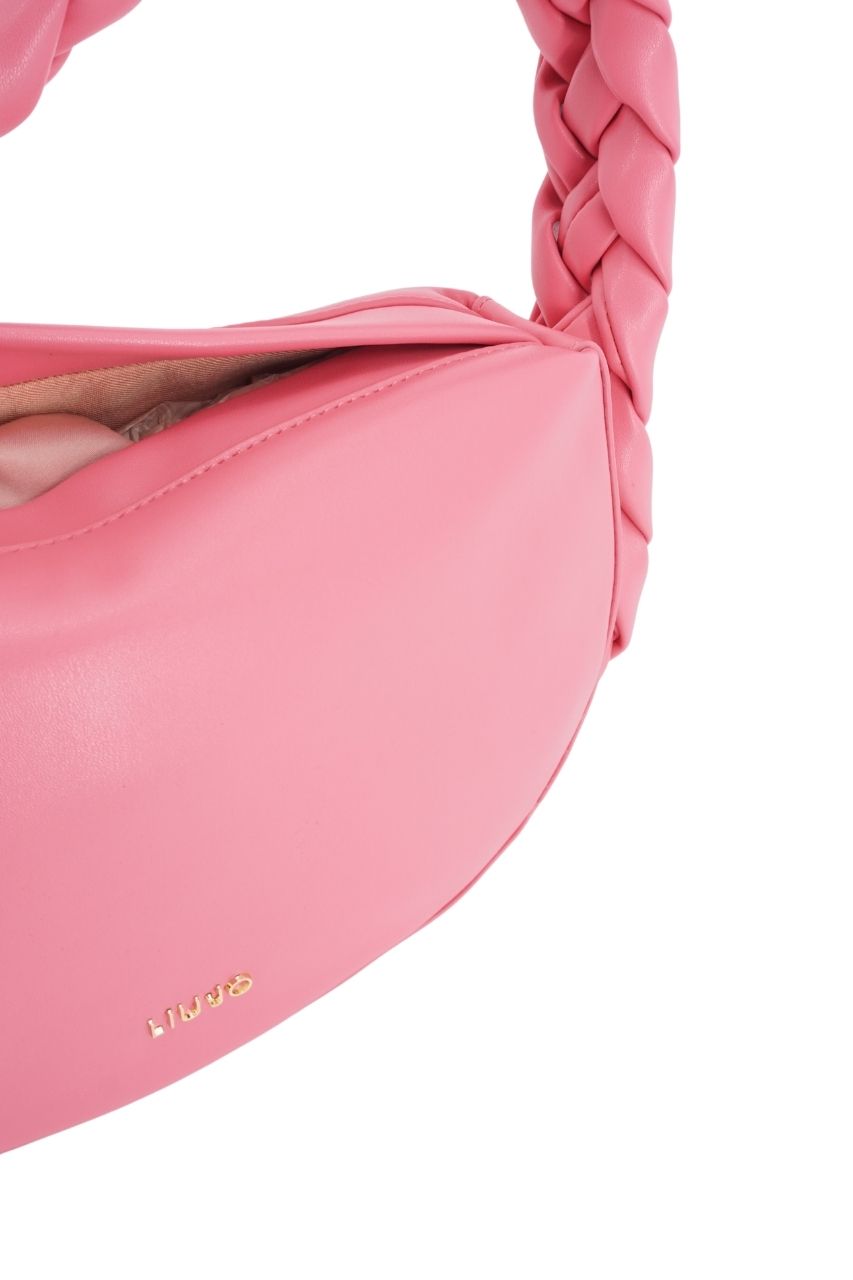 Borsa Liu Jo con Manico Intrecciato / Rosa - Ideal Moda