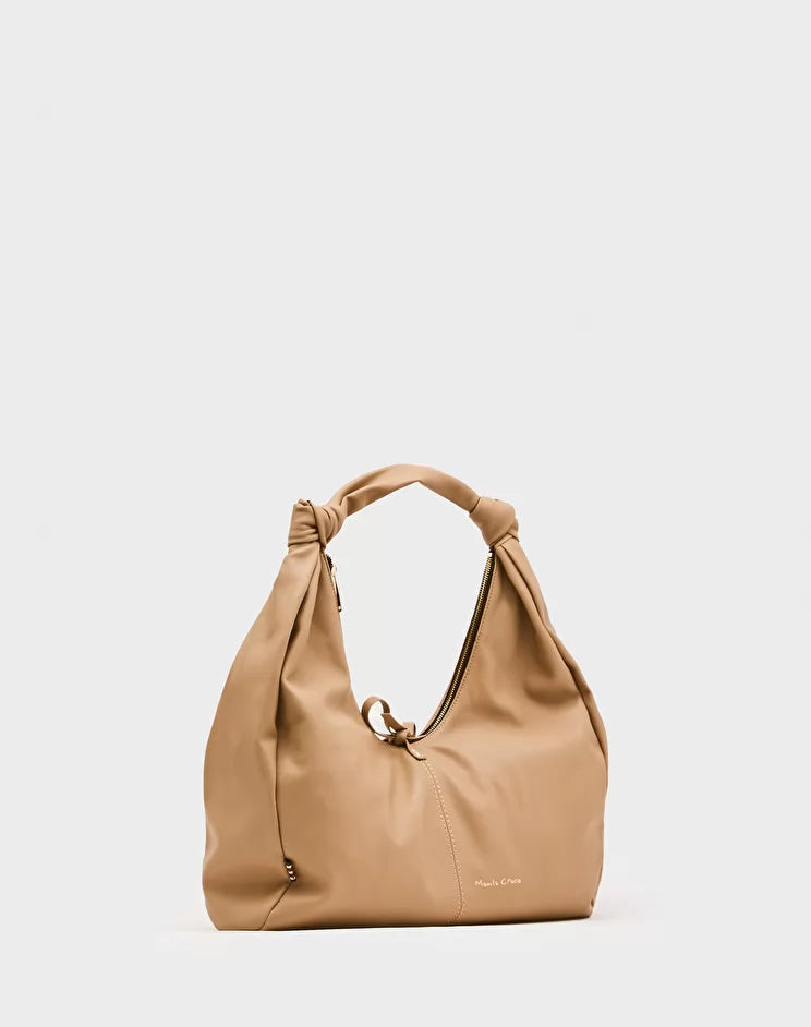 Borsa Manila Grace Hobo Clio Big / Beige - Ideal Moda