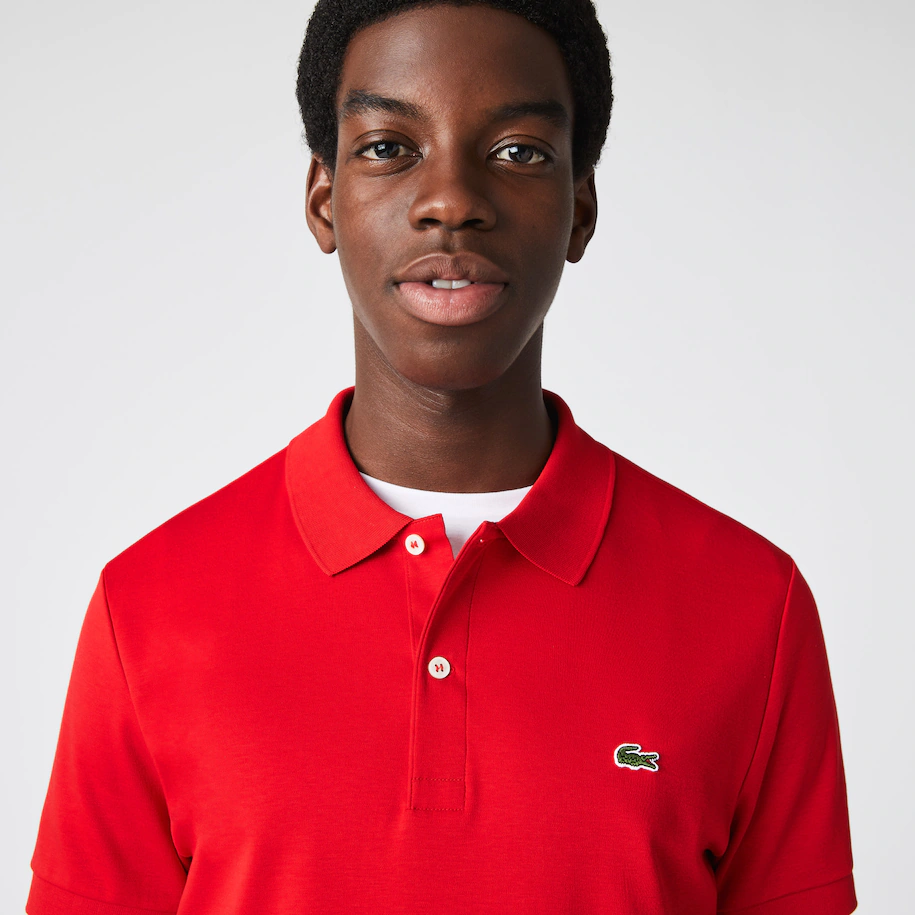 Lacoste polo shirt in Pima cotton Red