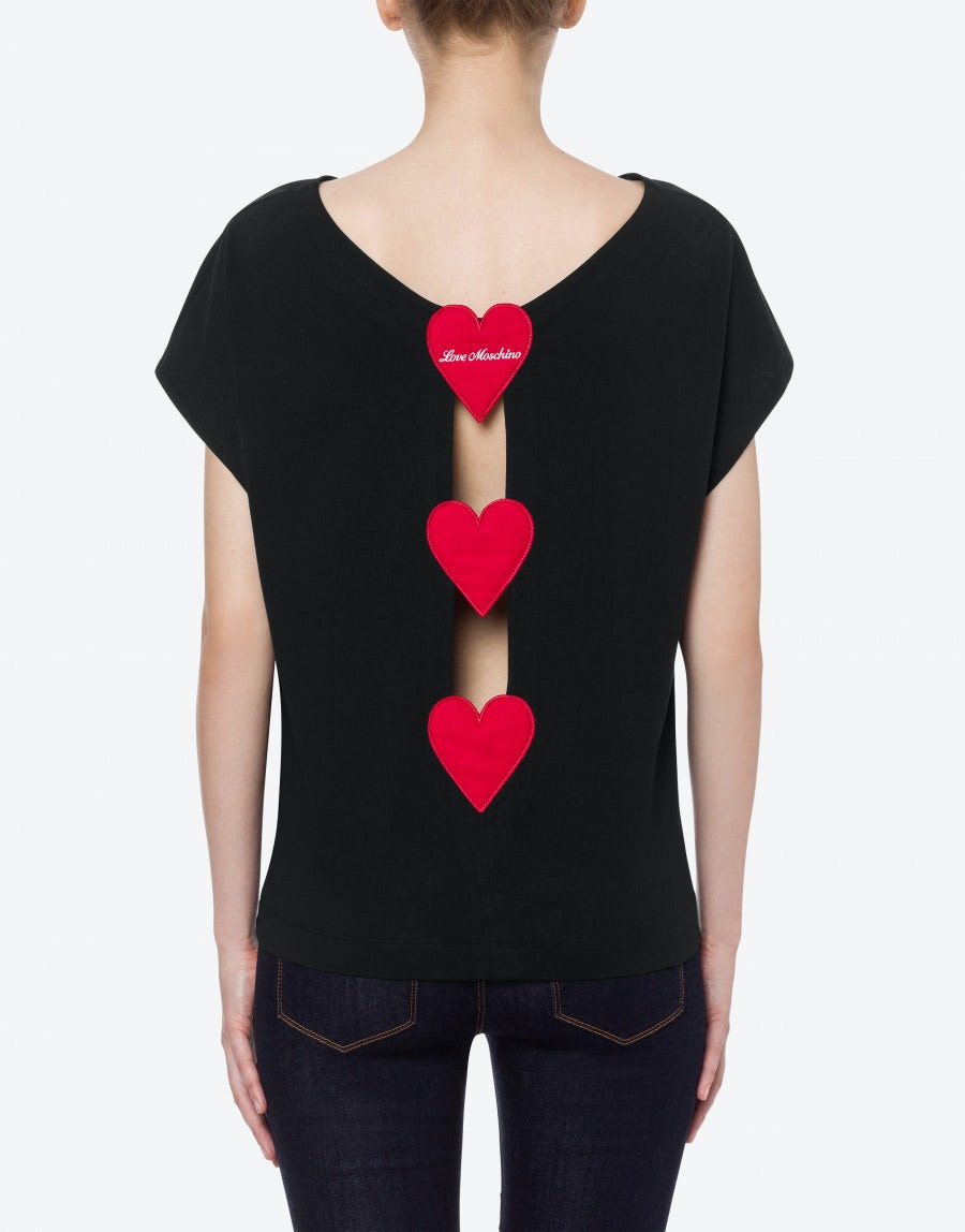 T-Shirt Love Moschino con Logo / Nero - Ideal Moda