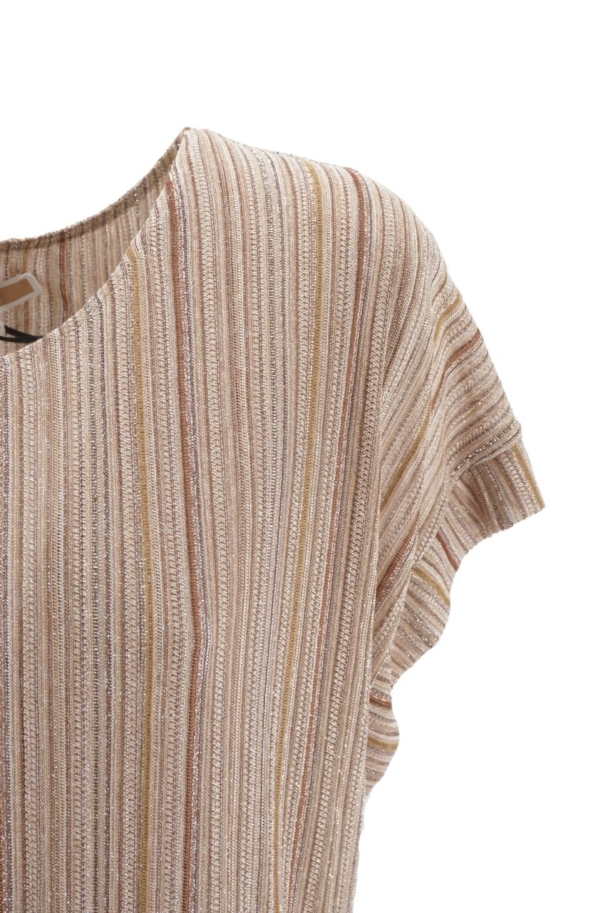 Blusa Kocca con Maniche Ampie / Beige - Ideal Moda