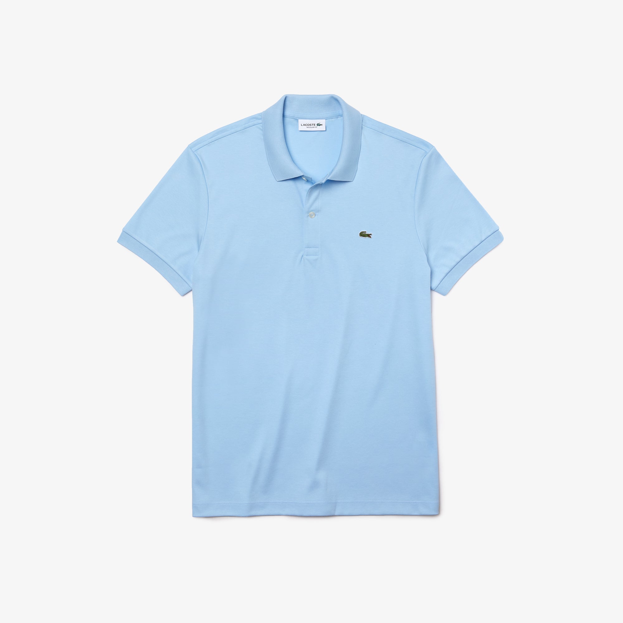 Polo Lacoste in cotone Pima / Azzurro - Ideal Moda