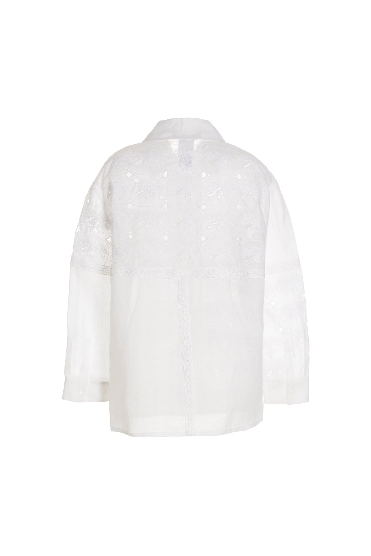 Camicia con Ricami Max Mara / Bianco - Ideal Moda