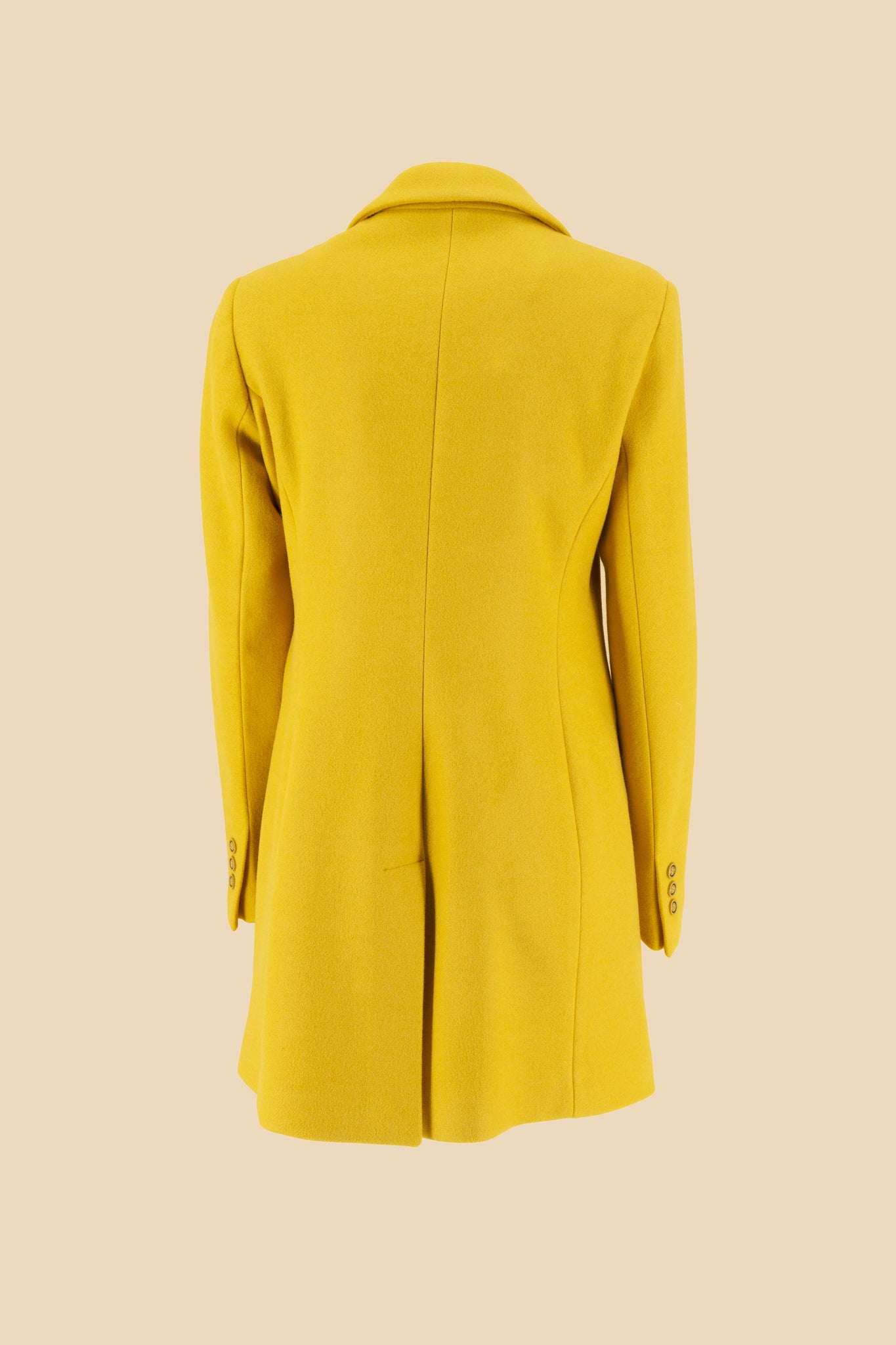 Cappotto Monopetto / Giallo - Ideal Moda