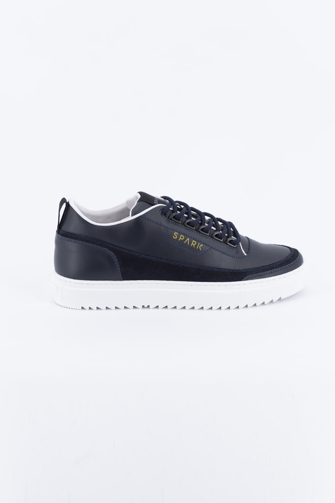 Sneaker in Nappa / Blu - Ideal Moda