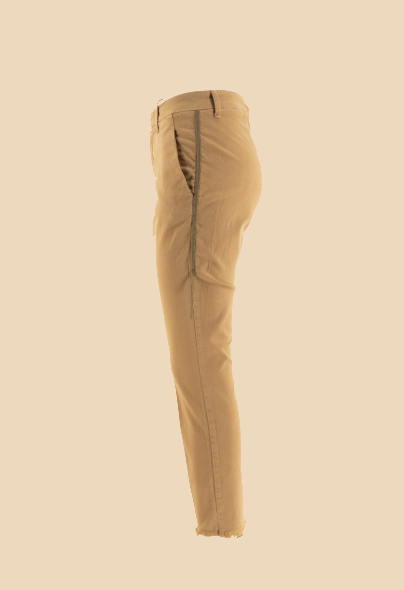 Pantalone con Applicazione / Beige - Ideal Moda